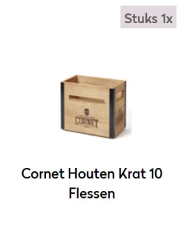Cornet Houten Krat 10 Flessen