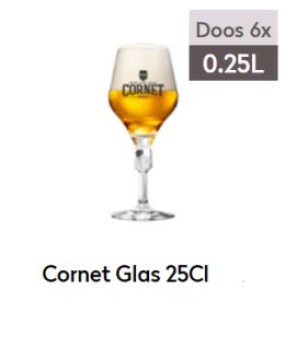 Cornet Glas 25Cl 1/2 Pint Ds 6St '19