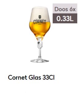 Cornet Glas 33Cl '19 Ds 6St