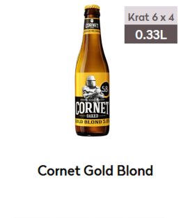 Cornet Gold Blond krat 33 cl