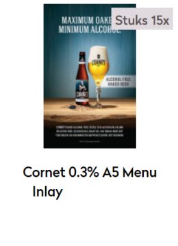 Cornet 0.3% A5 Menu Inlay Nl '21 Set15St