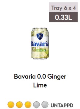 Tray 0.0 Ginger Lime 1x24 0,33