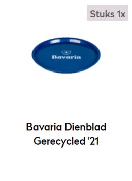 Bavaria Dienblad Gerecycled '21