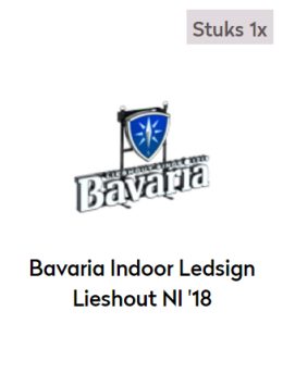 Bavaria Indoor Ledsign Lieshout Nl '18