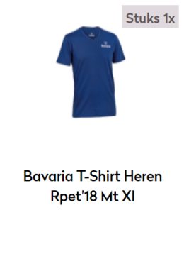 Bavaria T-Shirt Heren Rpet'18 Mt Xl