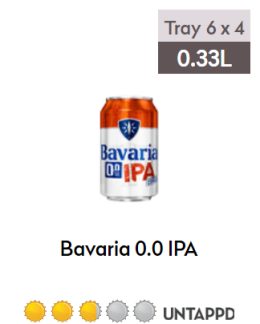 Tray IPA 0.0 1x24 0,33