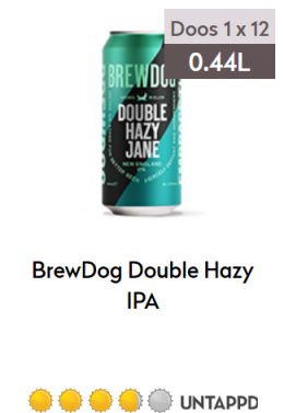 Double Hazy blik 0,44