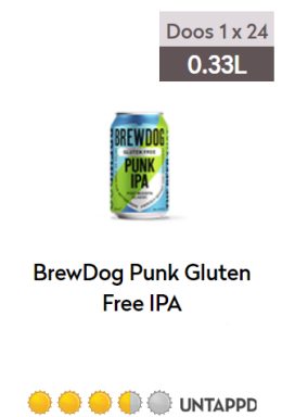 BD Punk Gluten Free blik 0,33
