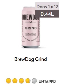 BrewDog Grind blik 0,44