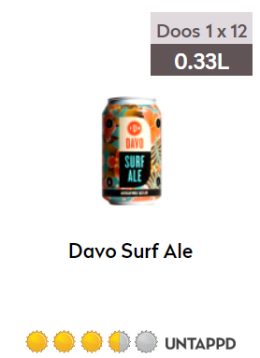 Davo Surf Ale