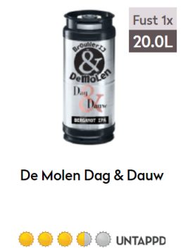 Molen Dag & Dauw fust 20L