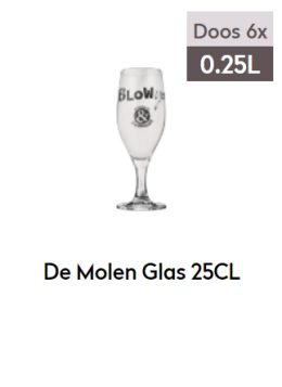 De Molen Glas 25CL Doos 6 St