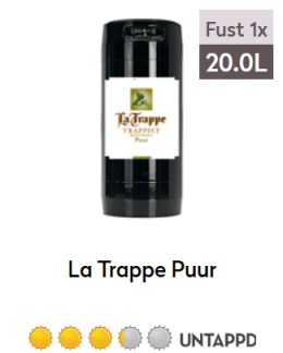 La Trappe Puur 20L