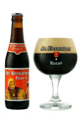 St. Bernardus Prior 8 fles met glas