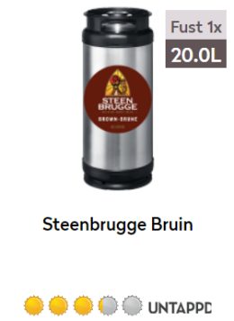 Steenbrugge dubbel fust