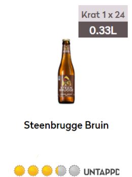 Steenbrugge dubbel fles