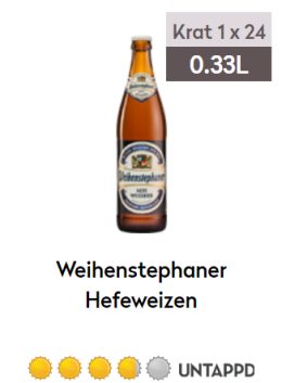 weihensteph fles 0,33