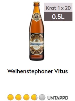 weihenst vitus 0,5L