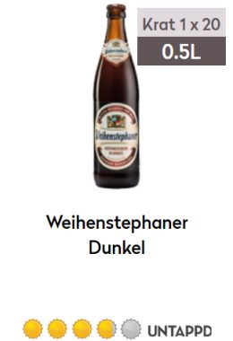 weihen dunkel  0,5L