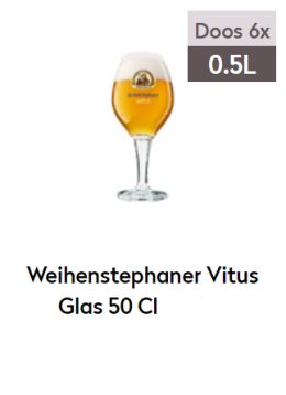 weihen vitus glas 50CL
